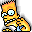 Startled Bart monster icon